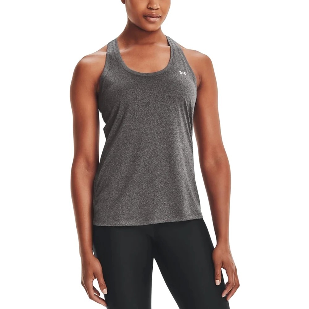 2x Underarmour Gray Racerback Workout Tank
